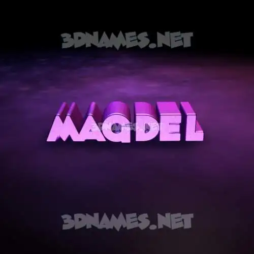 magdel in Big Purple style - 3D name wallpaper magdel in Big Purple style - 3D name wallpaper