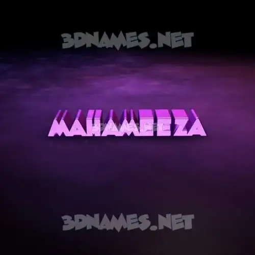 mahameeza in Big Purple style - 3D name wallpaper mahameeza in Big Purple style - 3D name wallpaper