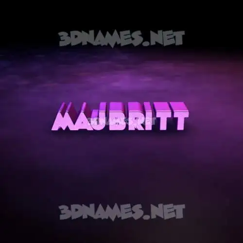 majbritt in Big Purple style - 3D name wallpaper