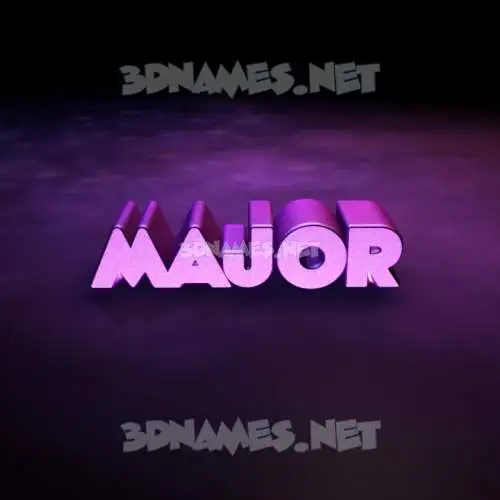 major in Big Purple style - 3D name wallpaper major in Big Purple style - 3D name wallpaper