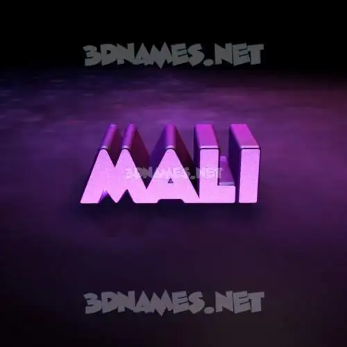 mali in Big Purple style - 3D name wallpaper mali in Big Purple style - 3D name wallpaper