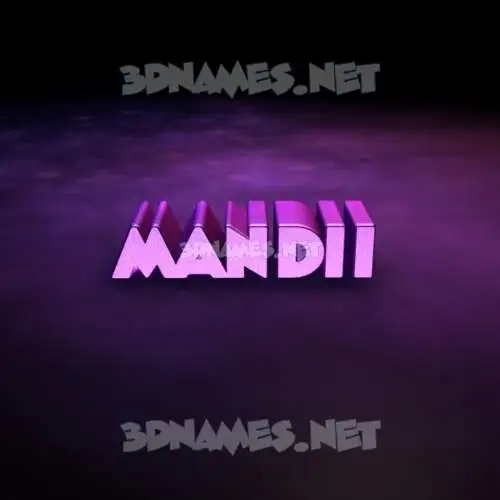 mandii in Big Purple style - 3D name wallpaper mandii in Big Purple style - 3D name wallpaper