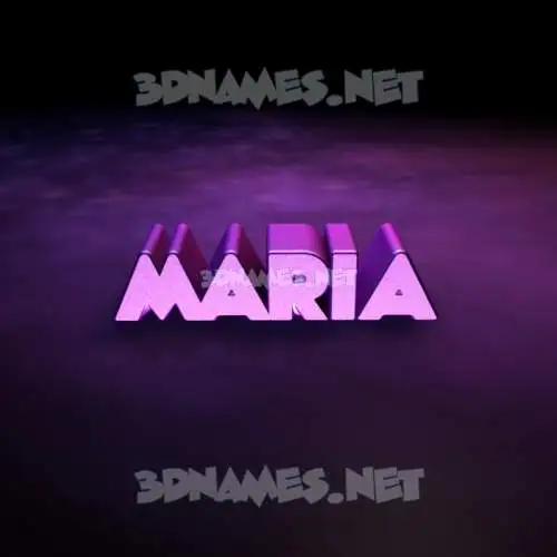 maria in Big Purple style - 3D name wallpaper maria in Big Purple style - 3D name wallpaper