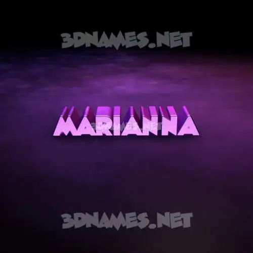 marianna in Big Purple style - 3D name wallpaper marianna in Big Purple style - 3D name wallpaper