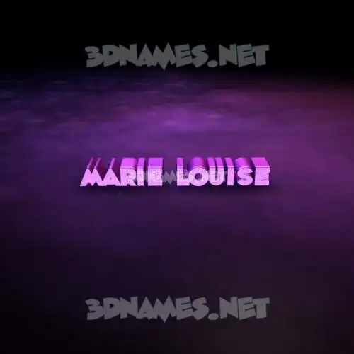 marie louise in Big Purple style - 3D name wallpaper marie louise in Big Purple style - 3D name wallpaper