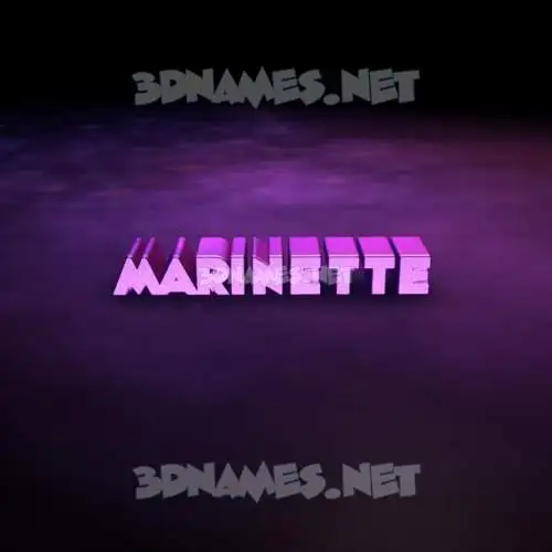 marinette in Big Purple style - 3D name wallpaper marinette in Big Purple style - 3D name wallpaper