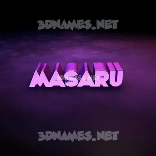 masaru in Big Purple style - 3D name wallpaper masaru in Big Purple style - 3D name wallpaper
