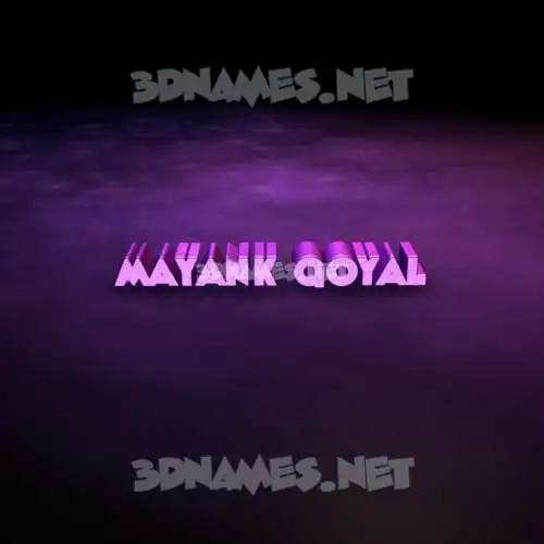 mayank goyal in Big Purple style - 3D name wallpaper mayank goyal in Big Purple style - 3D name wallpaper