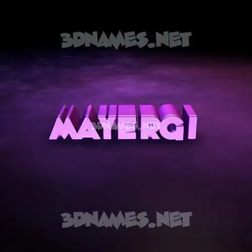 mayergi in Big Purple style - 3D name wallpaper mayergi in Big Purple style - 3D name wallpaper