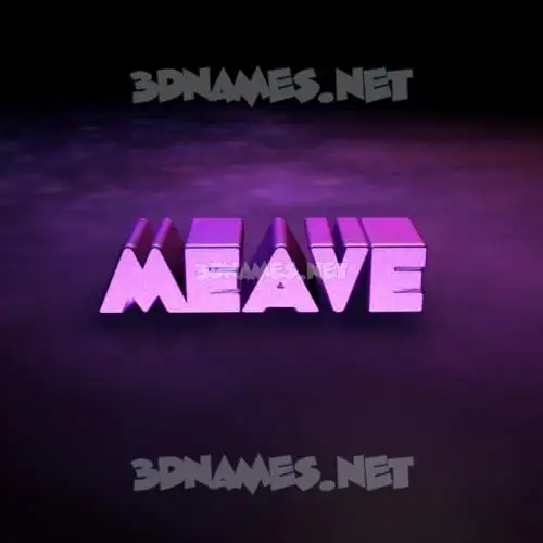meave in Big Purple style - 3D name wallpaper meave in Big Purple style - 3D name wallpaper