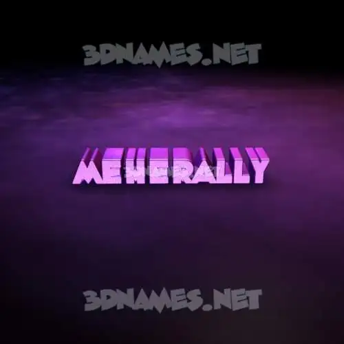 meherally in Big Purple style - 3D name wallpaper meherally in Big Purple style - 3D name wallpaper