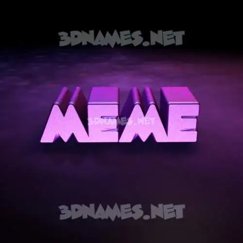 meme in Big Purple style - 3D name wallpaper meme in Big Purple style - 3D name wallpaper
