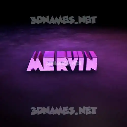 mervin in Big Purple style - 3D name wallpaper mervin in Big Purple style - 3D name wallpaper