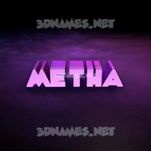 metha in Big Purple style - 3D name wallpaper metha in Big Purple style - 3D name wallpaper