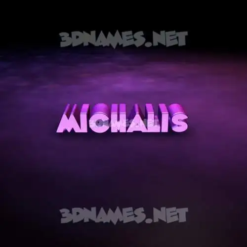 michalis in Big Purple style - 3D name wallpaper michalis in Big Purple style - 3D name wallpaper