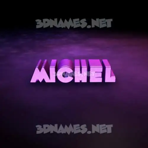 michel in Big Purple style - 3D name wallpaper michel in Big Purple style - 3D name wallpaper