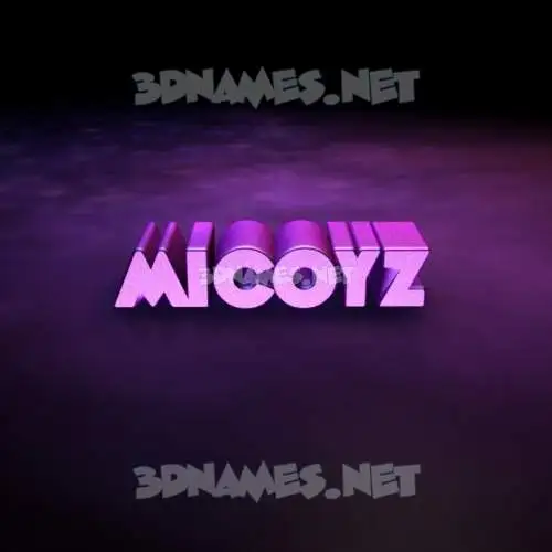 micoyz in Big Purple style - 3D name wallpaper micoyz in Big Purple style - 3D name wallpaper