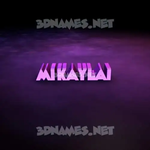 mikaylai in Big Purple style - 3D name wallpaper mikaylai in Big Purple style - 3D name wallpaper