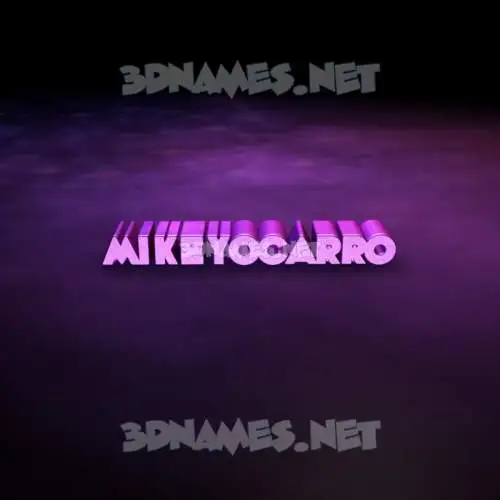 mikeyocarro in Big Purple style - 3D name wallpaper mikeyocarro in Big Purple style - 3D name wallpaper