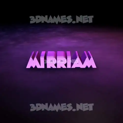 mirriam in Big Purple style - 3D name wallpaper mirriam in Big Purple style - 3D name wallpaper