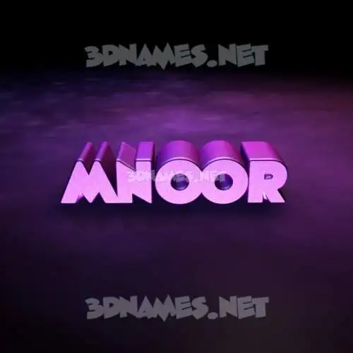 mnoor in Big Purple style - 3D name wallpaper mnoor in Big Purple style - 3D name wallpaper