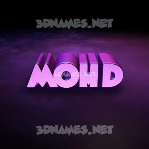 mohd in Big Purple style - 3D name wallpaper mohd in Big Purple style - 3D name wallpaper