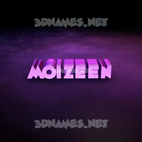moizeen in Big Purple style - 3D name wallpaper moizeen in Big Purple style - 3D name wallpaper