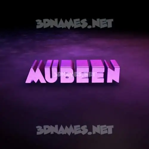 mubeen in Big Purple style - 3D name wallpaper mubeen in Big Purple style - 3D name wallpaper
