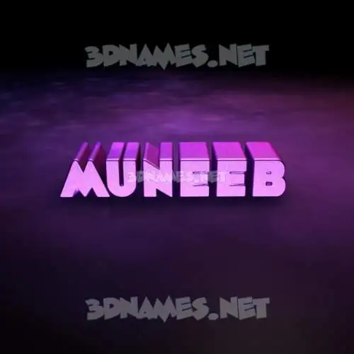 muneeb in Big Purple style - 3D name wallpaper muneeb in Big Purple style - 3D name wallpaper