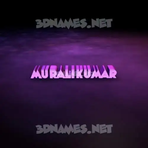 muralikumar in Big Purple style - 3D name wallpaper muralikumar in Big Purple style - 3D name wallpaper