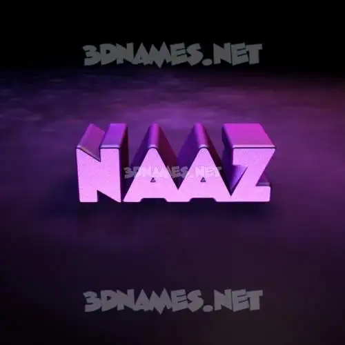 naaz in Big Purple style - 3D name wallpaper naaz in Big Purple style - 3D name wallpaper