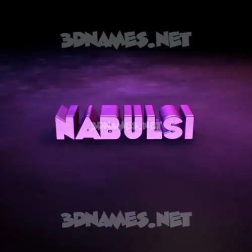 nabulsi in Big Purple style - 3D name wallpaper nabulsi in Big Purple style - 3D name wallpaper