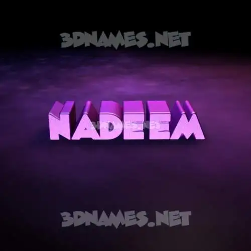 nadeem in Big Purple style - 3D name wallpaper nadeem in Big Purple style - 3D name wallpaper