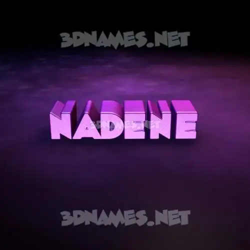 nadene in Big Purple style - 3D name wallpaper nadene in Big Purple style - 3D name wallpaper