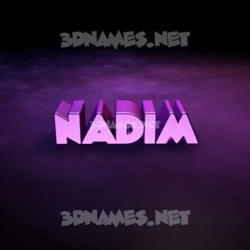 nadim in Big Purple style - 3D name wallpaper nadim in Big Purple style - 3D name wallpaper