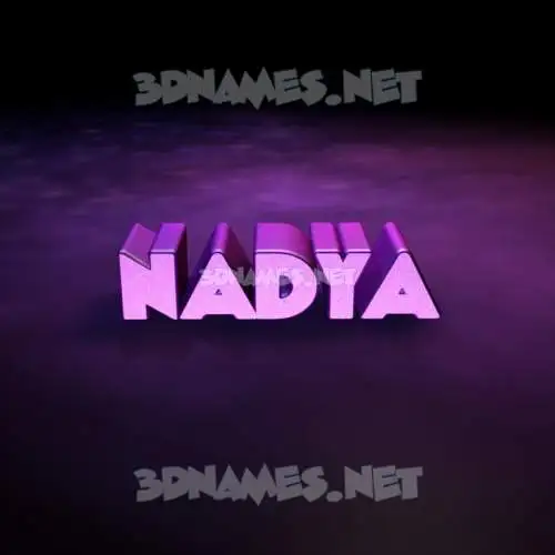 nadya in Big Purple style - 3D name wallpaper nadya in Big Purple style - 3D name wallpaper