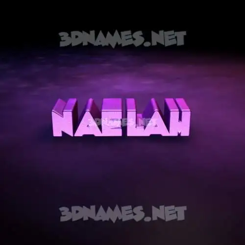 naelah in Big Purple style - 3D name wallpaper naelah in Big Purple style - 3D name wallpaper