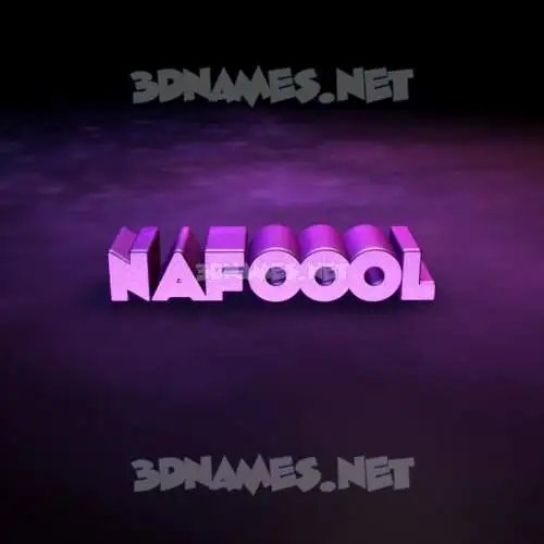 nafoool in Big Purple style - 3D name wallpaper nafoool in Big Purple style - 3D name wallpaper