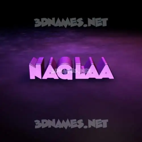 naglaa in Big Purple style - 3D name wallpaper naglaa in Big Purple style - 3D name wallpaper