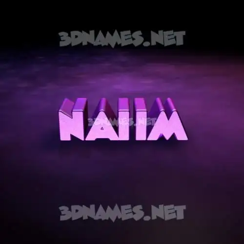 naiim in Big Purple style - 3D name wallpaper naiim in Big Purple style - 3D name wallpaper