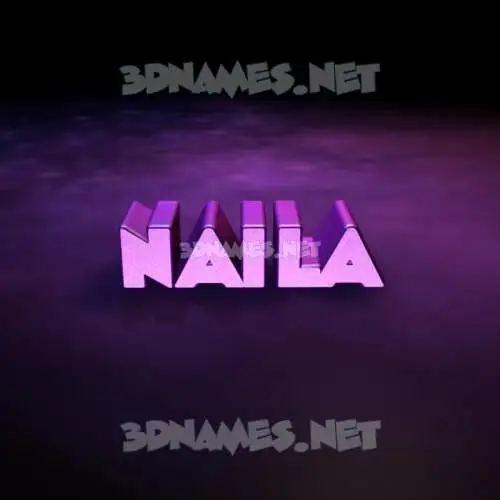 naila in Big Purple style - 3D name wallpaper naila in Big Purple style - 3D name wallpaper