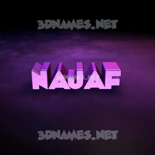 najaf in Big Purple style - 3D name wallpaper najaf in Big Purple style - 3D name wallpaper