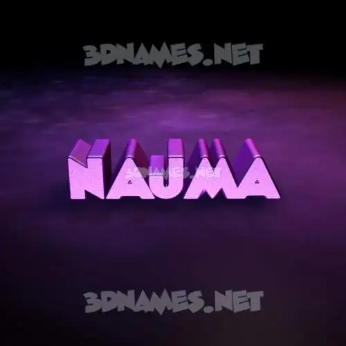 najma in Big Purple style - 3D name wallpaper