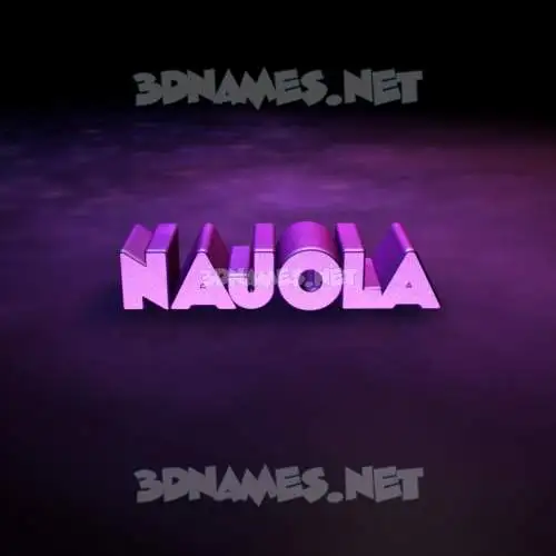 najola in Big Purple style - 3D name wallpaper najola in Big Purple style - 3D name wallpaper
