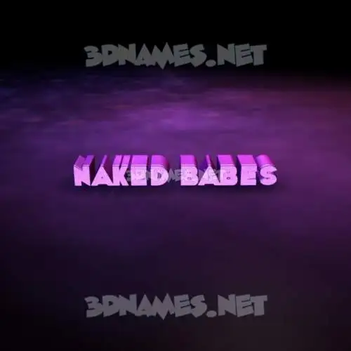 naked babes in Big Purple style - 3D name wallpaper naked babes in Big Purple style - 3D name wallpaper