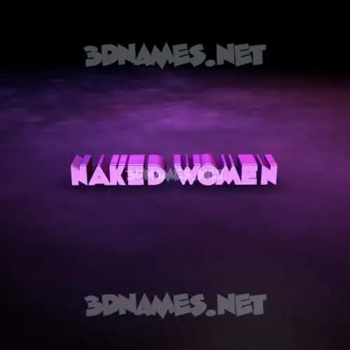 naked women in Big Purple style - 3D name wallpaper naked women in Big Purple style - 3D name wallpaper
