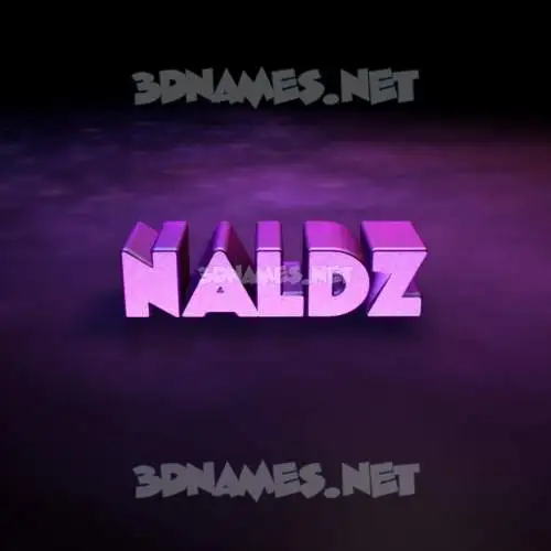 naldz in Big Purple style - 3D name wallpaper naldz in Big Purple style - 3D name wallpaper
