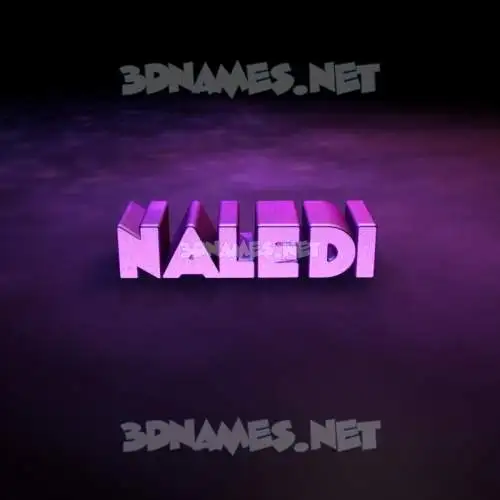 naledi in Big Purple style - 3D name wallpaper naledi in Big Purple style - 3D name wallpaper