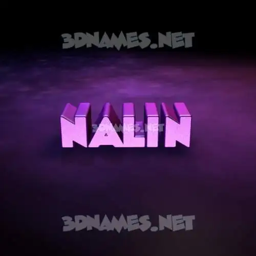 nalin in Big Purple style - 3D name wallpaper nalin in Big Purple style - 3D name wallpaper