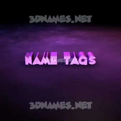 name tags in Big Purple style - 3D name wallpaper name tags in Big Purple style - 3D name wallpaper